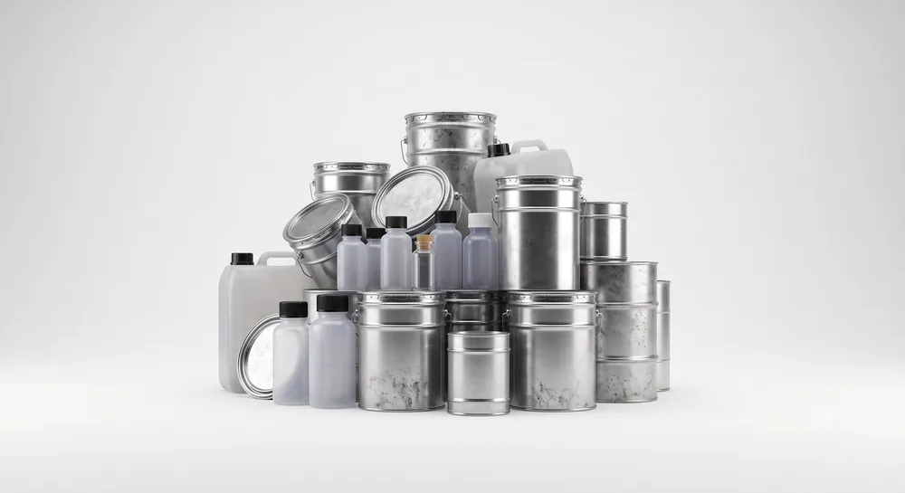 Obaly od barev a chemie — odvoz a likvidace