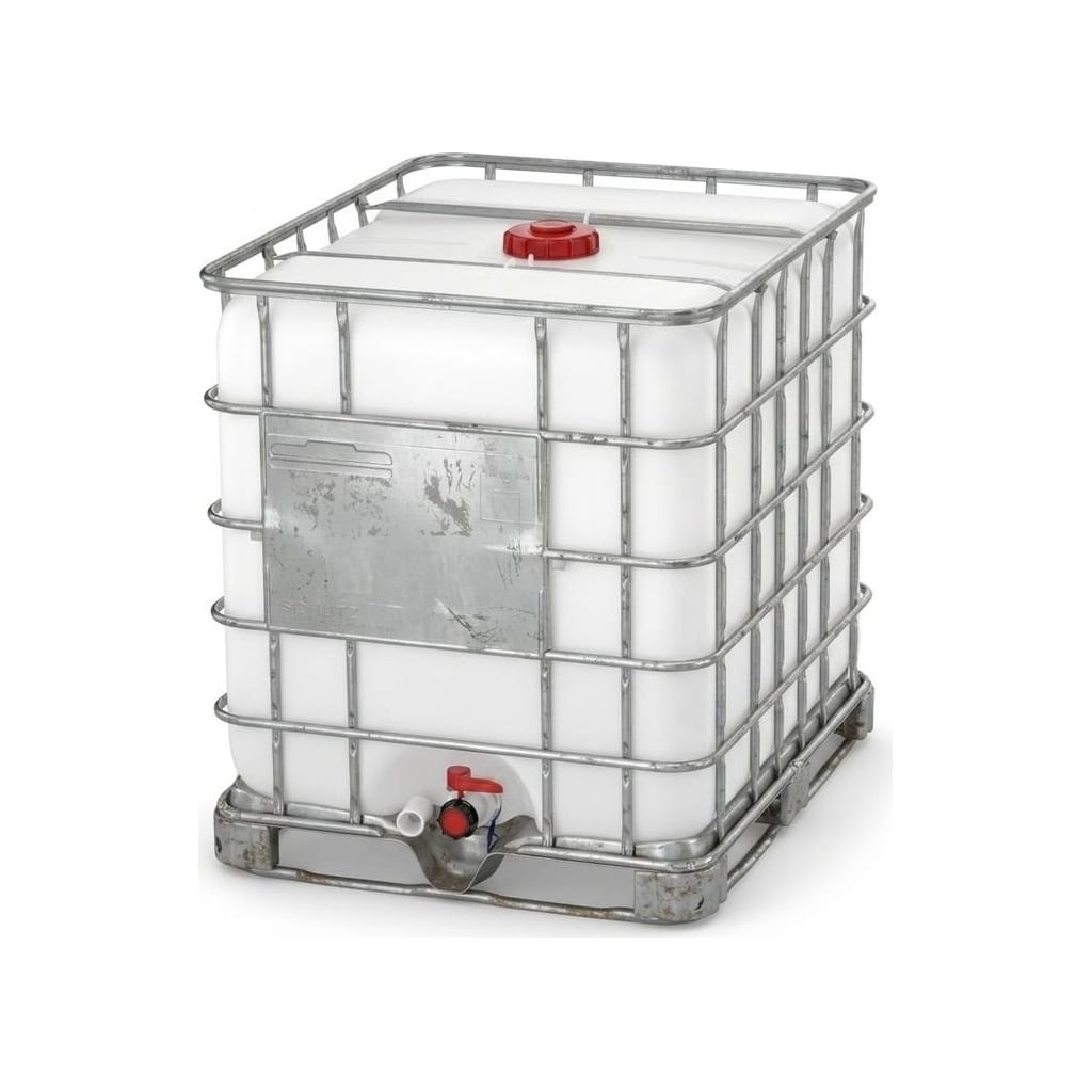 REKO IBC kontejner 1000 l — kovová paleta, DN 80