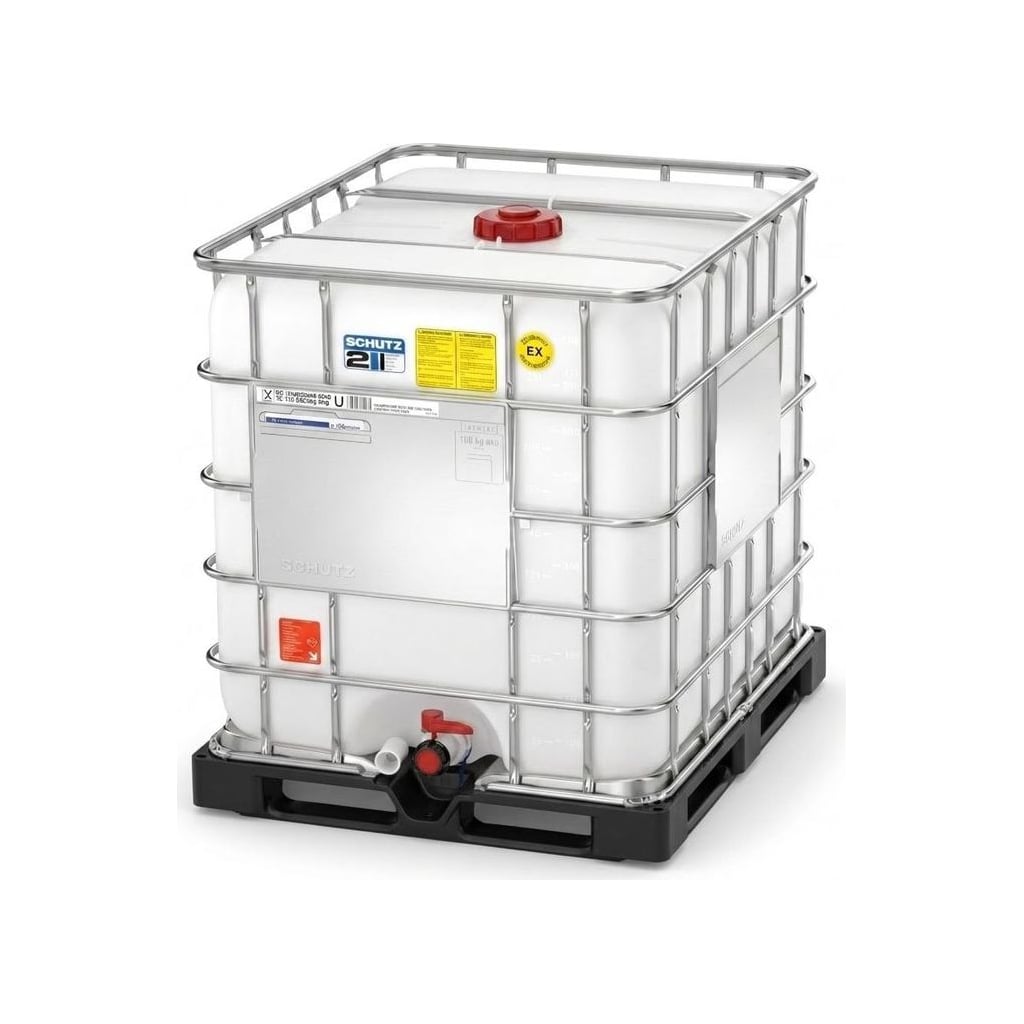 REKO IBC kontejner 1000 l — plastová paleta, DN 80